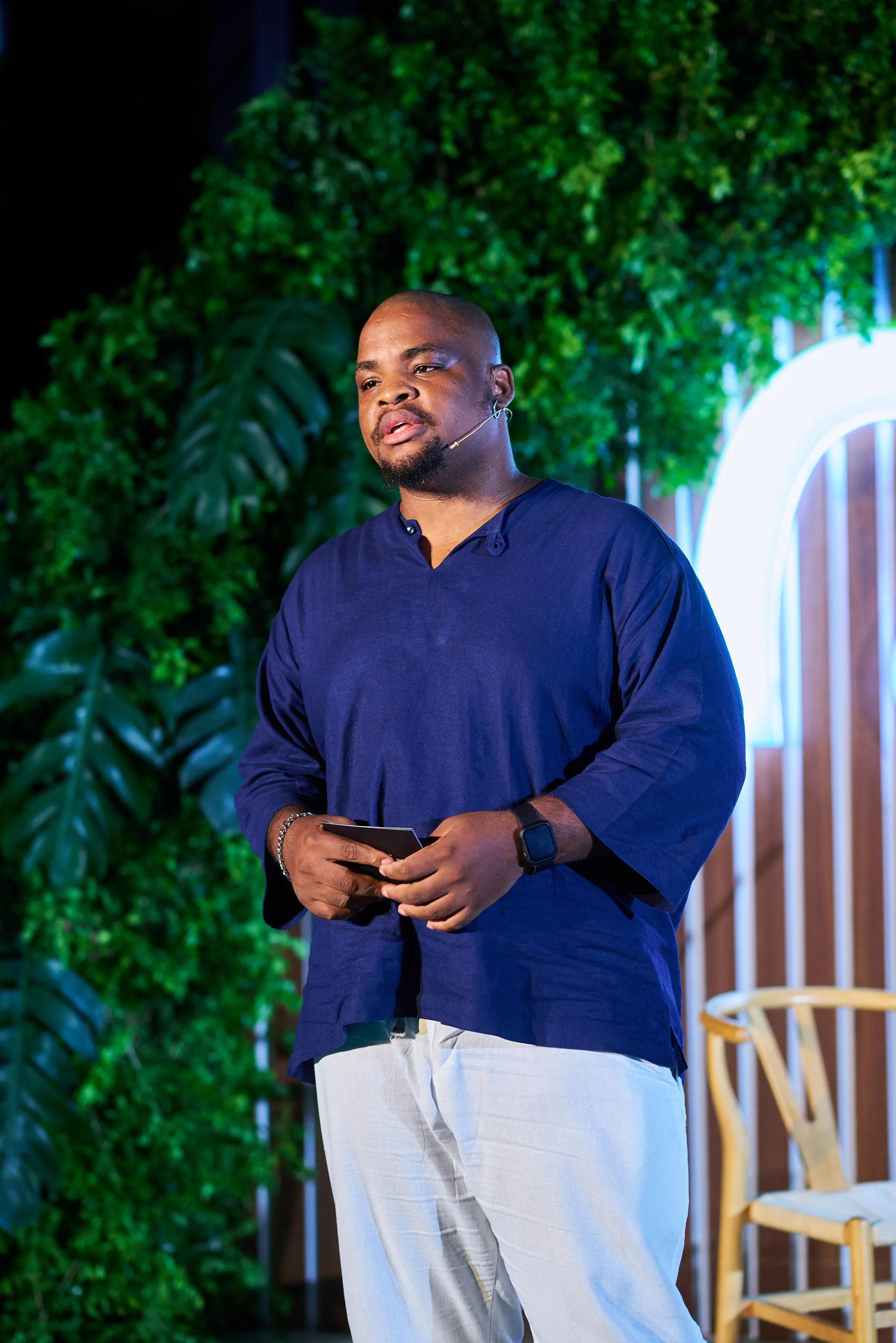 Nnaemeka Clinton on stage